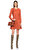 Longchamp Kiremit Rengi Elbise