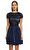Alberta Ferretti  Saks Mavisi Elbise