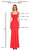 Alexander McQueen Kırmızı Gece Elbisesi