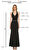 JS Collections Siyah Gece Elbisesi