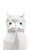Lladro Baykuş Biblo Mat Beyaz 