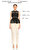 Black Guipure Lace Peplum Top Bluz