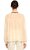 ivory Macrame Lace Chiffon Blouse Bluz