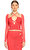 Fuchsia Jersey Cut Out Top Bluz