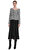 Houndstooth And Crepe Midi Elbise
