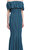 Zac Zac Posen Petrol Yeşili Gece Elbisesi