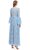 Blue Rose Lace Maxi Elbise