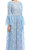Blue Rose Lace Maxi Elbise