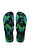 Brasil Fresh Black/Black/Leaf Green  Terlik