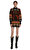 Akep Renkli Mini Elbise