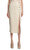 Cream Cord Lace Midi Etek