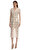 Cream Lace Midi Elbise