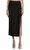 Black Crepe Midi Etek