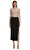 Black Crepe Midi Etek