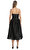 Black Taffeta Midi Elbise
