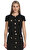 Black Jewel Button Knit Ceket