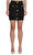 Black Jewel Button Knit Mini Etek