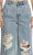 Rhinestone Ombre Distressed Jeans Pantolon Pantolon