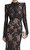 Black Rhinestone Lace Maxi Elbise