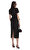 Black Tinsel Boucle Tailored Midi Elbise