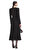 Black Tinsel Boucle Chiffon Midi Elbise