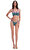Amazon Bandeau Bikini Desenli