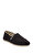 Alpargata Recycled Cotton Canvas Black Espadril