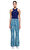 Les Benjamins Lacivert Crop Top