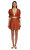 Lila Mie Kiremit Rengi Crop Top