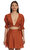 Lila Mie Kiremit Rengi Crop Top