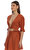 Lila Mie Kiremit Rengi Crop Top