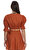 Lila Mie Kiremit Rengi Crop Top