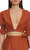 Lila Mie Kiremit Rengi Crop Top