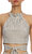 İKİKIZ Gri Crop Top