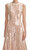 Sequin Pearl Trim Midi Elbise