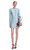 Blue Sequin Mini Elbise