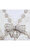 Cream Fine Lace Pearl Midi Elbise