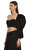 Feel The Lotus Siyah Crop Top