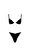 Noir Triangle Bikini