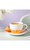 Fleur Soleil Turuncu Porselen Kahve ve Çay Fincanı