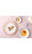 Fleur Cassis Pembe Porselen Yemek Tabağı 27 cm