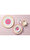 Fleur Couleur Renkli Porselen Servis Tabağı 32 cm