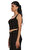 Whar İf Siyah Crop Top