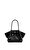 Siyah Hana Medium Vegan Deri Omuz Çantası