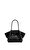 Siyah Hana Medium Vegan Deri Omuz Çantası