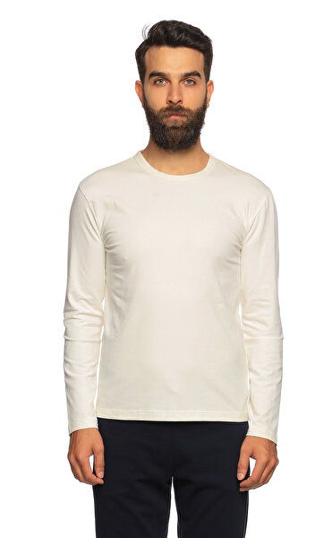 Conbipel Uzun Kollu Beyaz T-Shirt