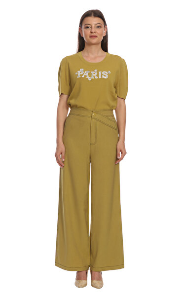 Christina Paris Yeşil Pantolon