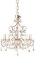 Laura Ashley Chella 5 Light Chandelier Cream Avize