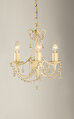 Laura Ashley Chella 3 Light Chandelier Cream Avize