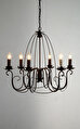 Laura Ashley Harrison Lnear Leaf Chandelier Avize